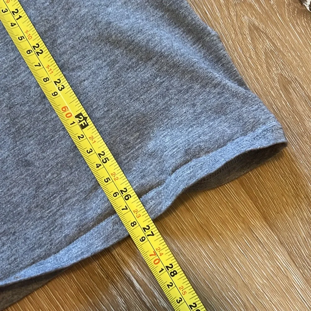 Medium, gray gym, shark T-shirt